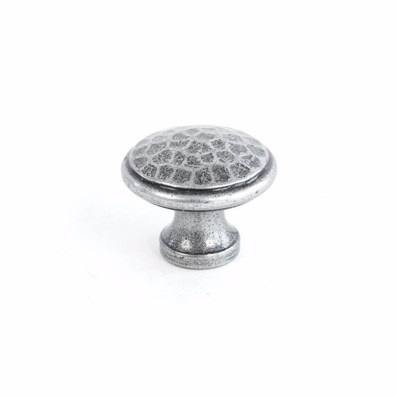 Anvil 33626 Pewter Beaten Cupboard Knob Med