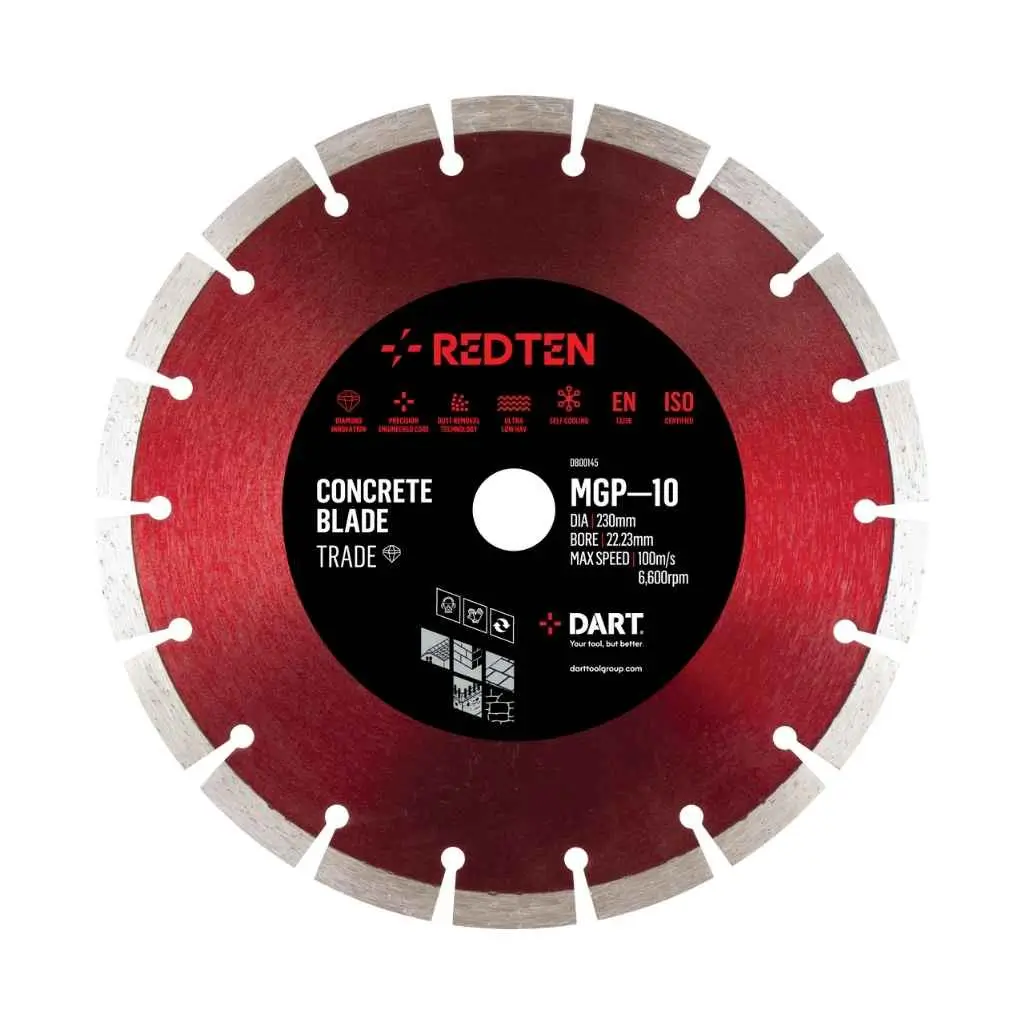 DART Red Ten MGP-10 Diamond Blade 350Dx25.4B
