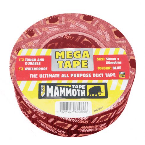Everbuild Mega All Purp Tape Red 50mm 50Mtr