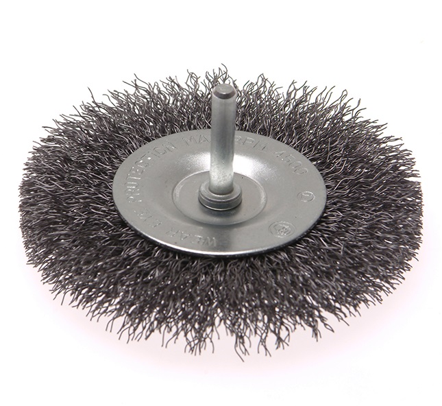FAITHFULL Wire Brush 100mm x 6mm Shank 0.30mm