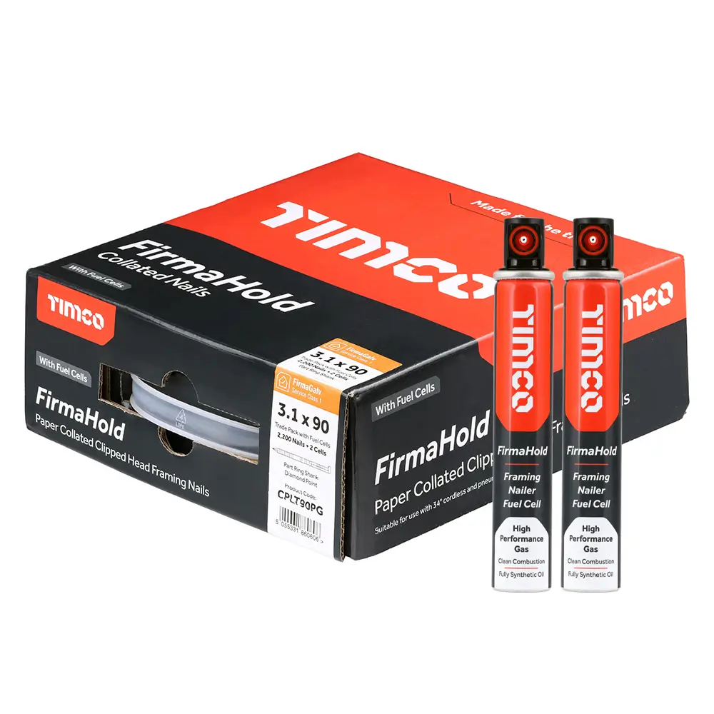 Firmahold 3.1x90mm P-Ring FGV+ Gun Nails 2k+2