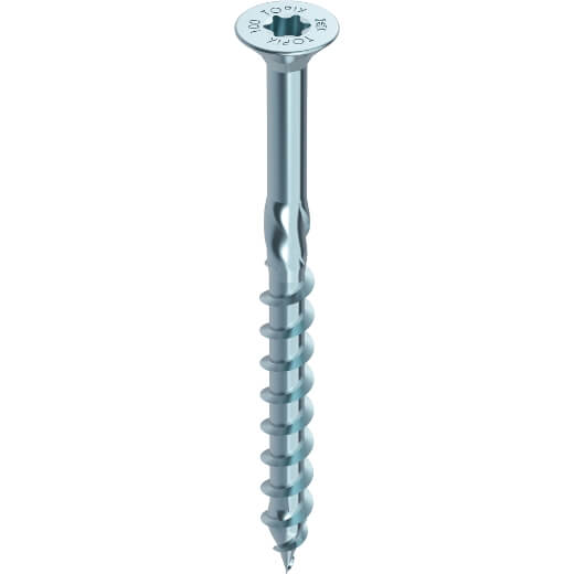 Heco Topix Part Thread CSK T40 BZP 10 x 80mm
