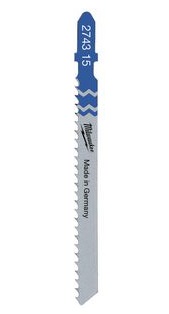 Milwaukee Jigsaw Blade 75mm T 127 D -5pcs