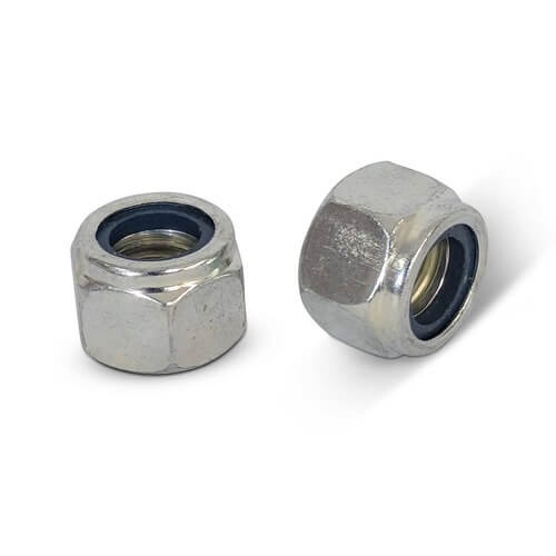 M24 Grade 8 Nyloc Nut Type P BZP