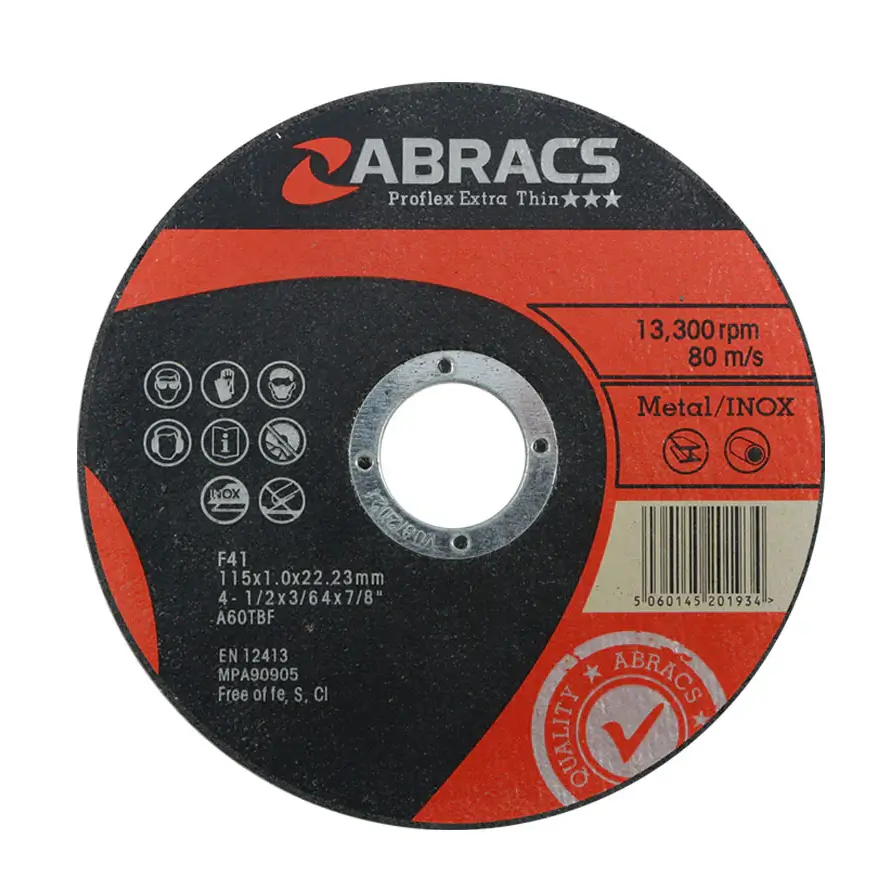 Abracs 115 x 1.0 x 22mm Metal Cutting Disc