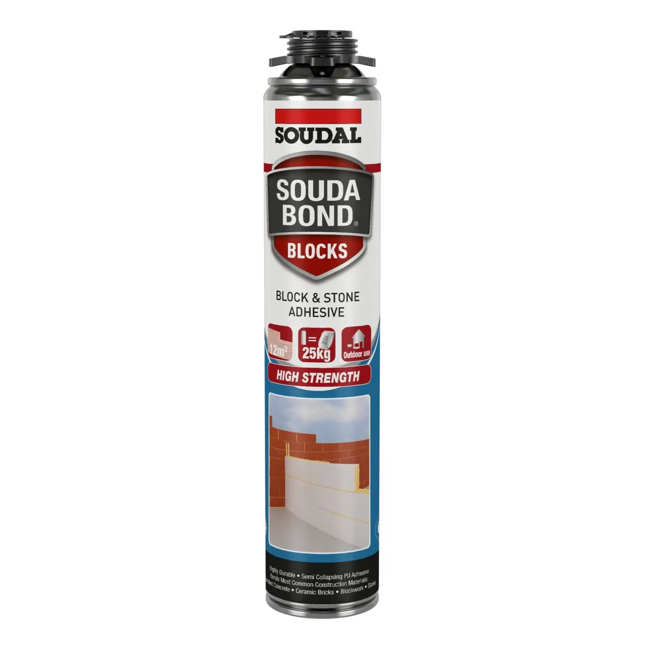 Soudabond Blocks Gun Grade PU Adhesive 750ml