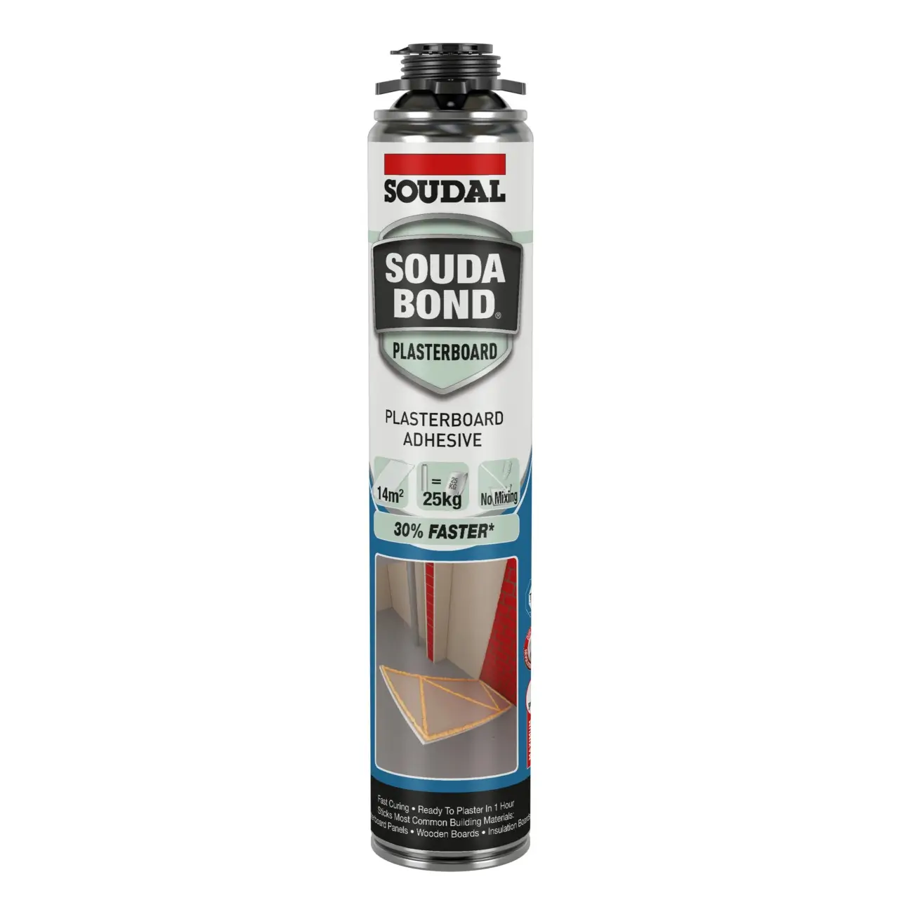 Soudabond Plasterboard Gun PU Adhesive 750ml