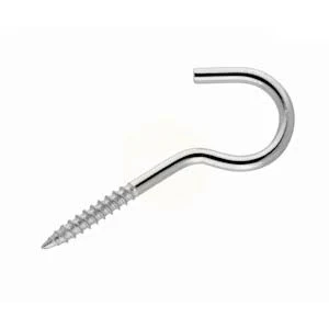 A2 Stainless Open Screw Cup Hook 6.0 x 100mm