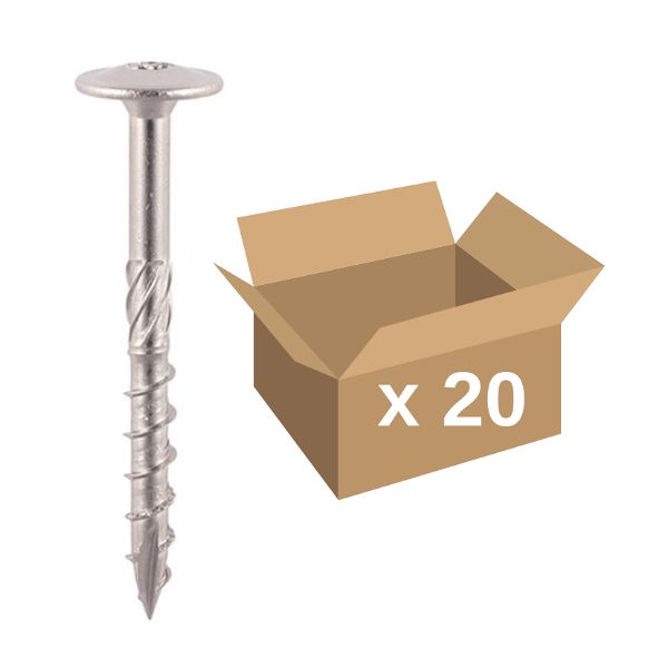 TIMco Stainless Wafer Index Screws 80mm (20)