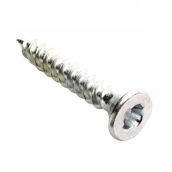 4.8x25mm Countersunk Sentinel Wood Screws BZP