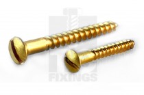 Raised Head Brass Woodscrews