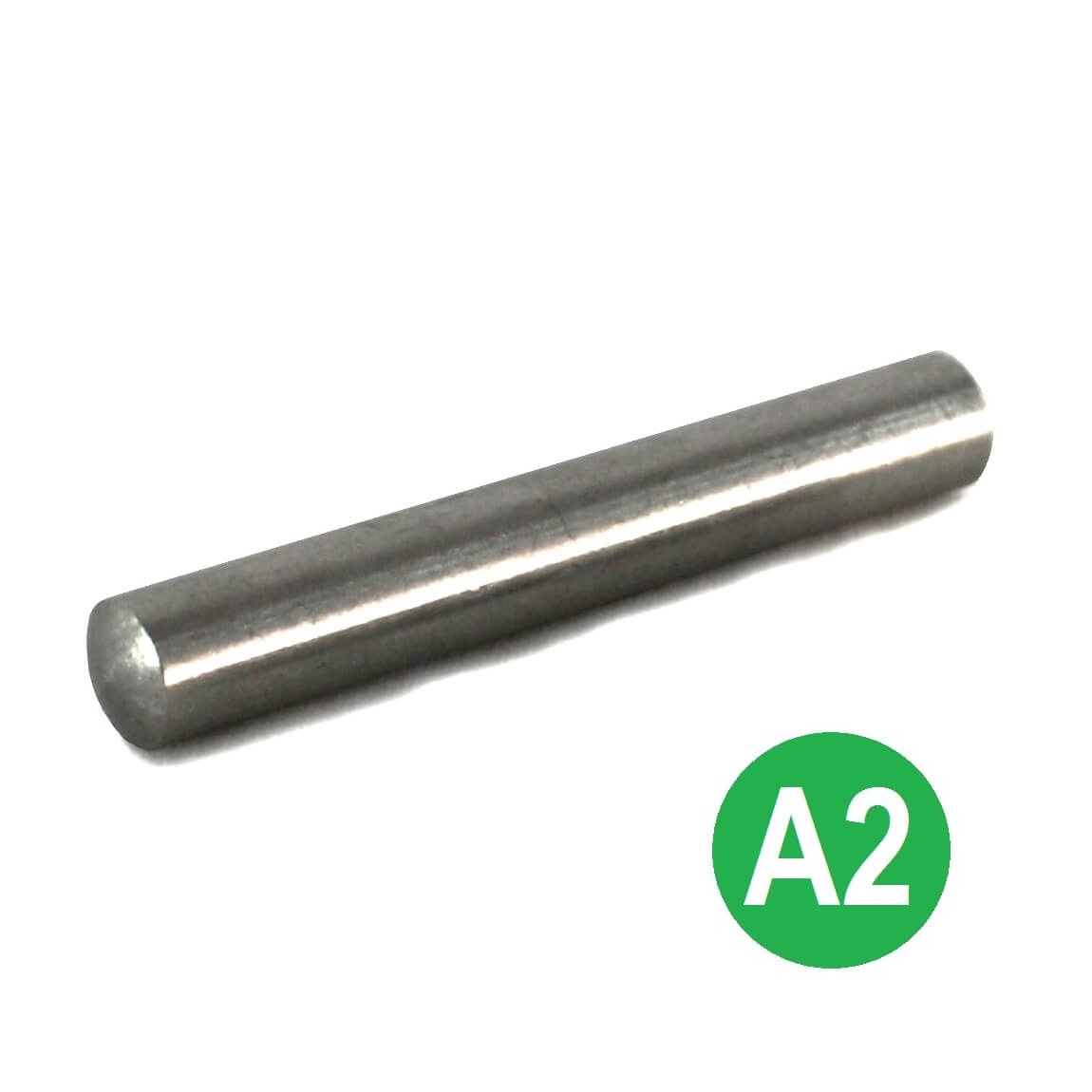 2mm Dia x 8mm A2 Stainless Dowel Pins DIN 7