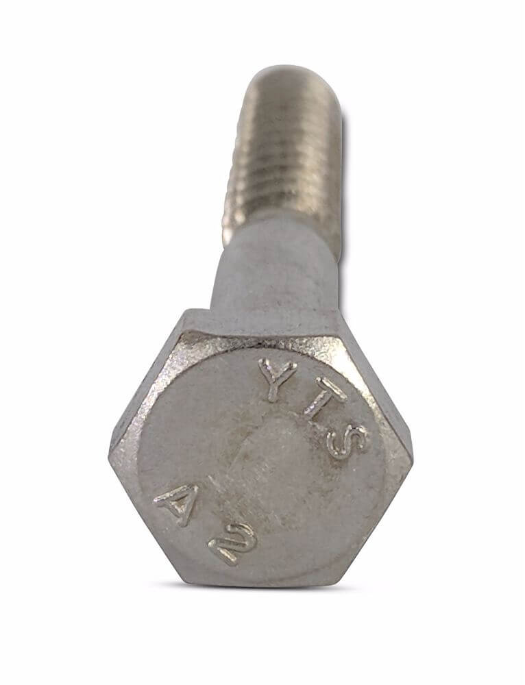 thumbnail image 2 of S P Hexagon Head Wood Screws DIN 571 - Stainless Steel A2, 12mm Thread, Various Lengths (50mm To 200mm) 2 of 2