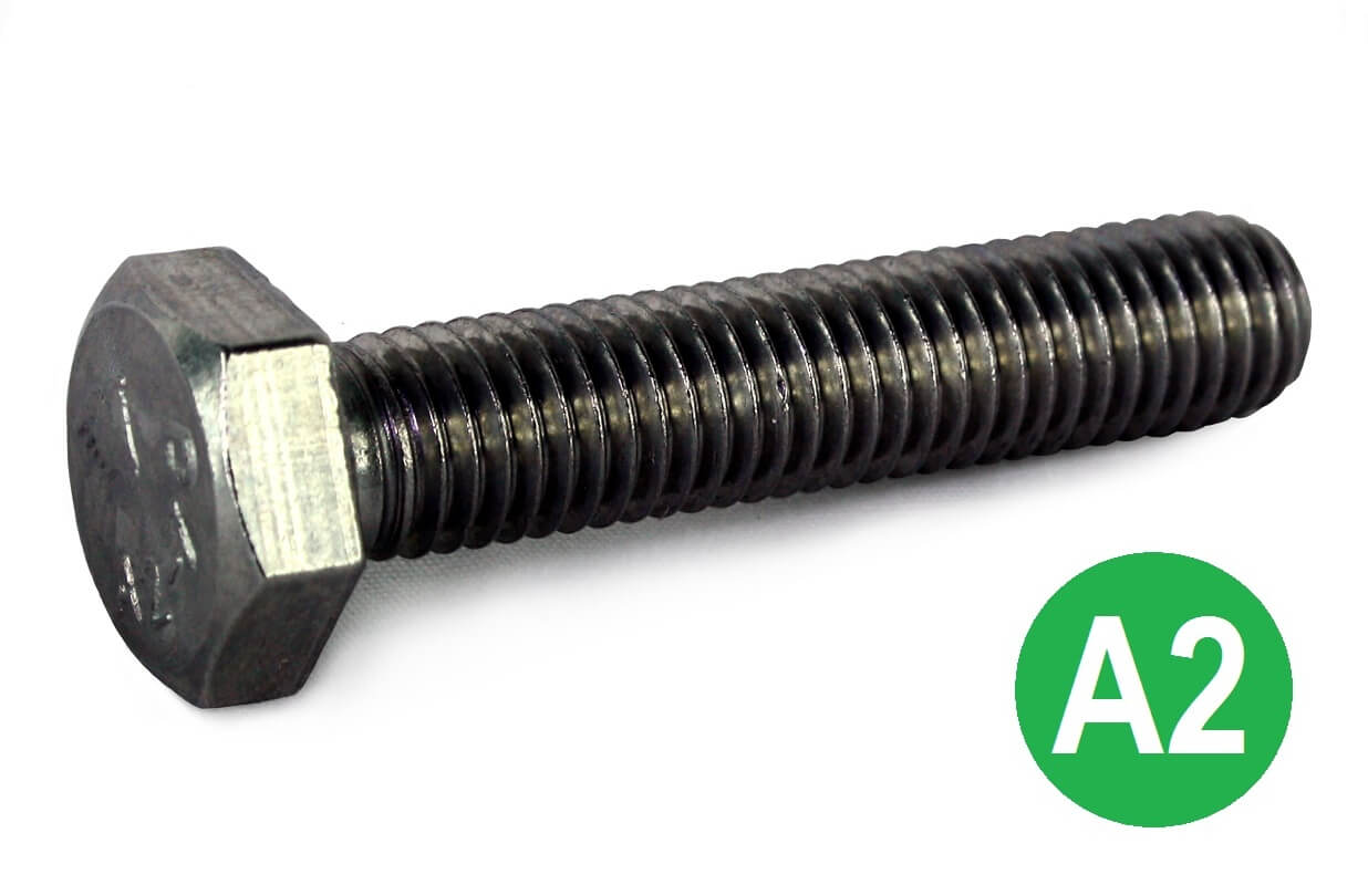 M6x20 A2 Hexagon Set Screw DIN 933 M6x20 A2 Hexagon Set Screw DIN 933
