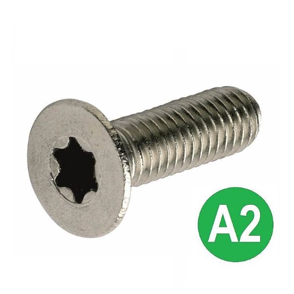 M5x20 A2 T25 Torx Csk Machine Screw DIN 965TX
