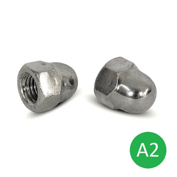 Buy Dome Nuts M6 A2 Stainless Dome Nuts DIN 1587