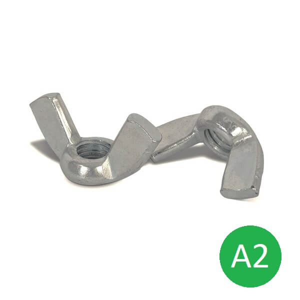 M10 A2 Stainless Wing Nuts DIN 315AF