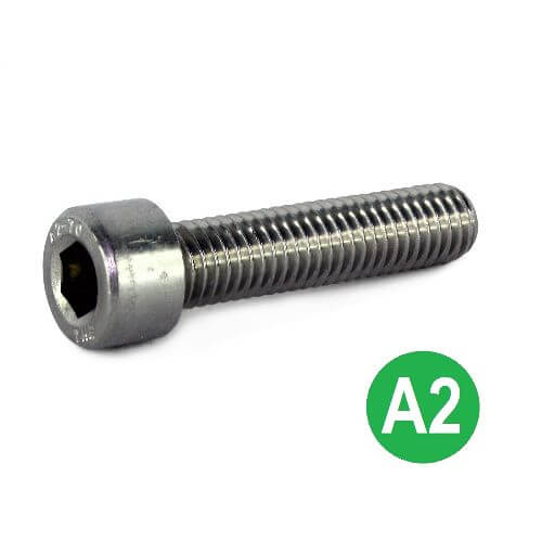 thumbnail image 2 of The Rusty Bolt Shop M2 X 10mm Socket Head Cap Screws – A2 304 Stainless Steel, Metric Allen Drive 2 of 6