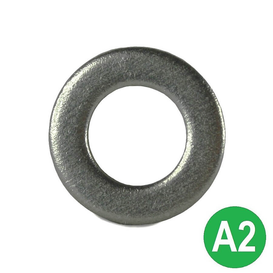 M10 A2 Stainless Form A Flat Washers DIN 125A