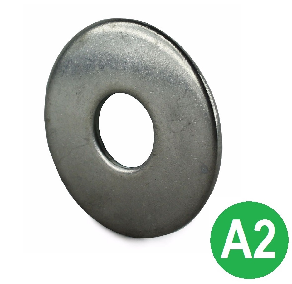 M8 A2 Stainless Form G Flat Washers DIN 9021