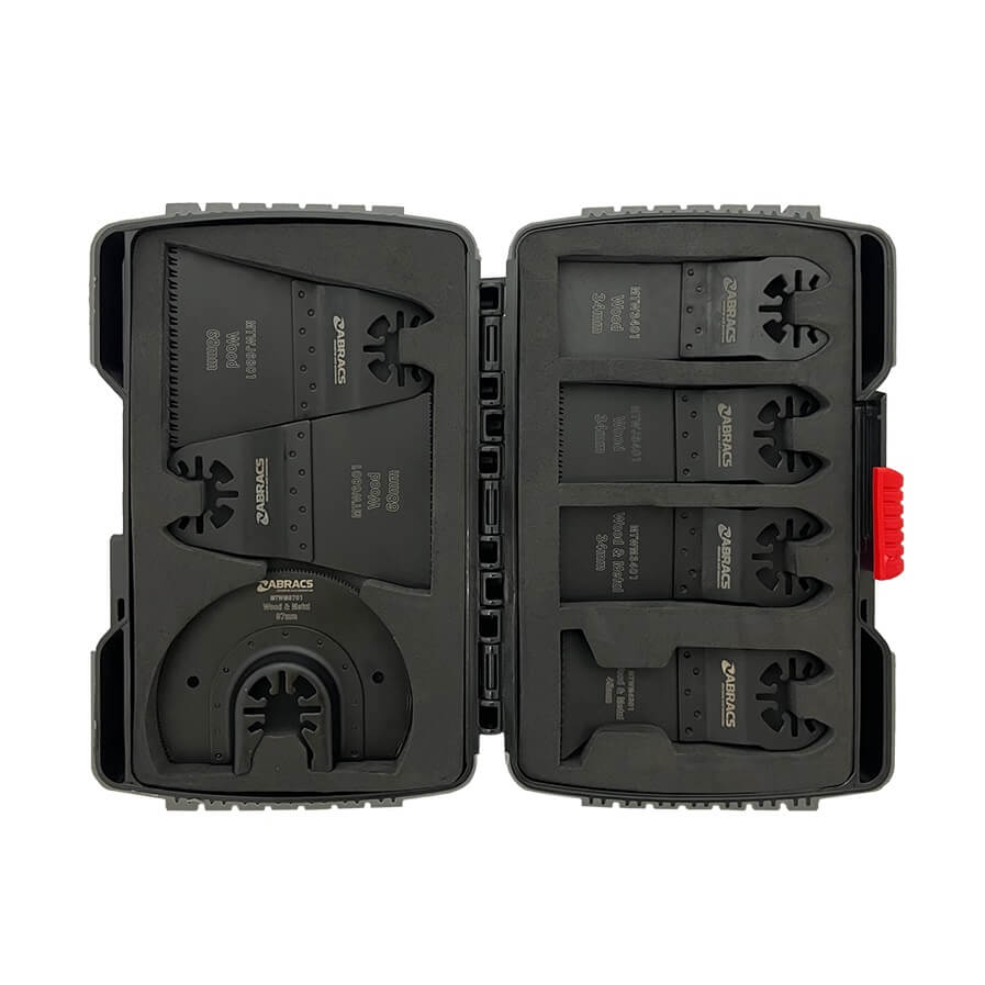 Abracs 8pc Wood + Metal Mutitool Blade Set