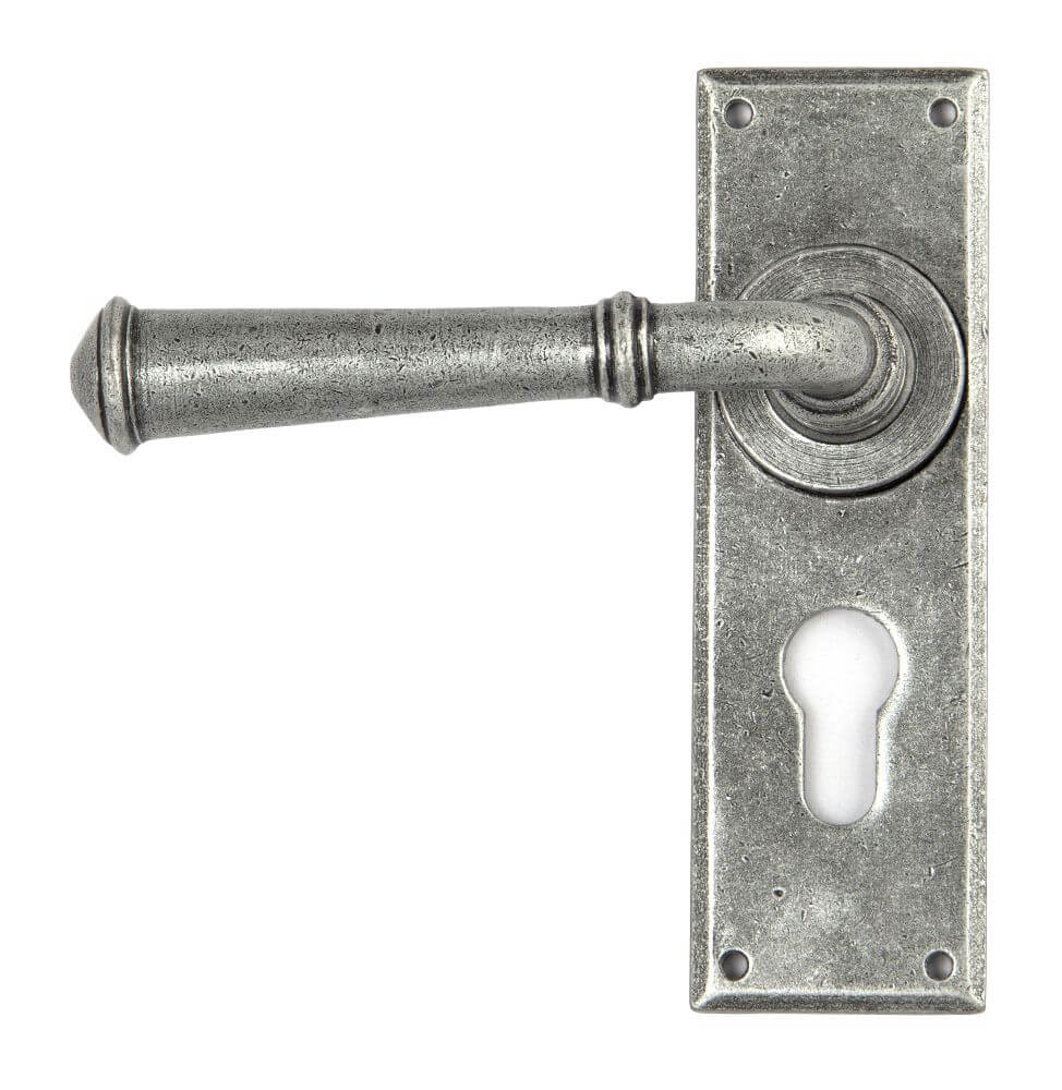Anvil 45128 Pewter Regency Lever Euro Lock
