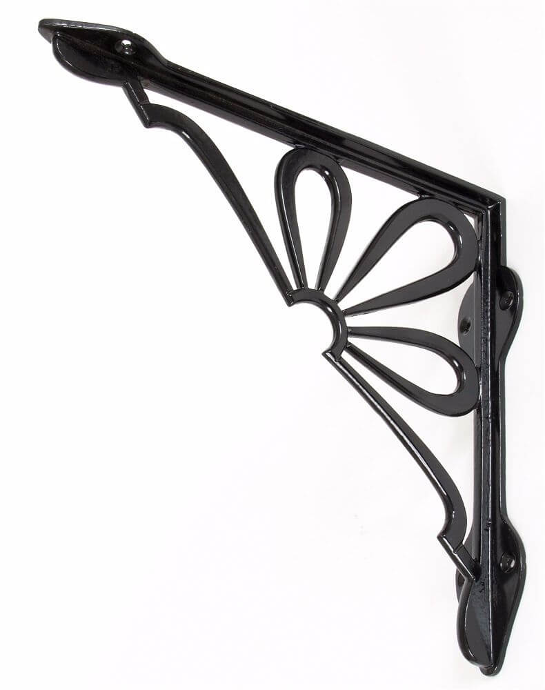 Anvil 83788 Black 9 x 9 Shelf Bracket From the Anvil Anvil Ironmongery