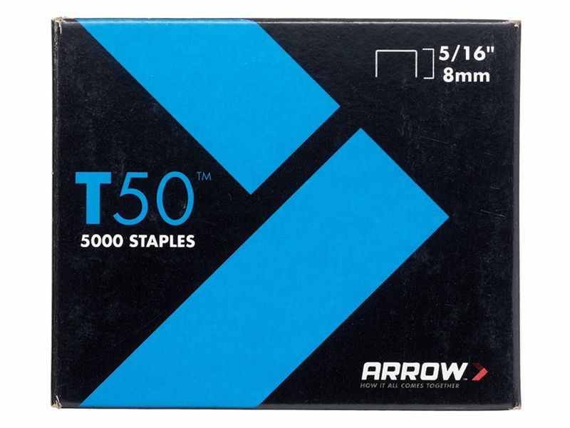 Arrow T50 1/2 In. Stainless-Steel Staples (1,000-Pack) 508SS1 - Foto 3