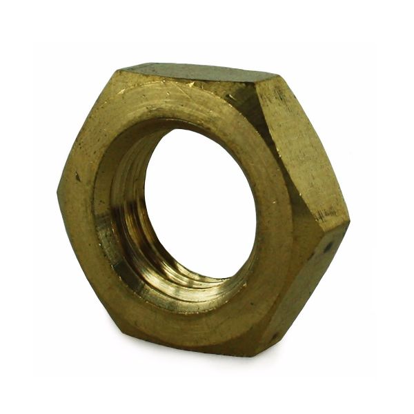 M5 Brass Lock (Half) Nut DIN 439B