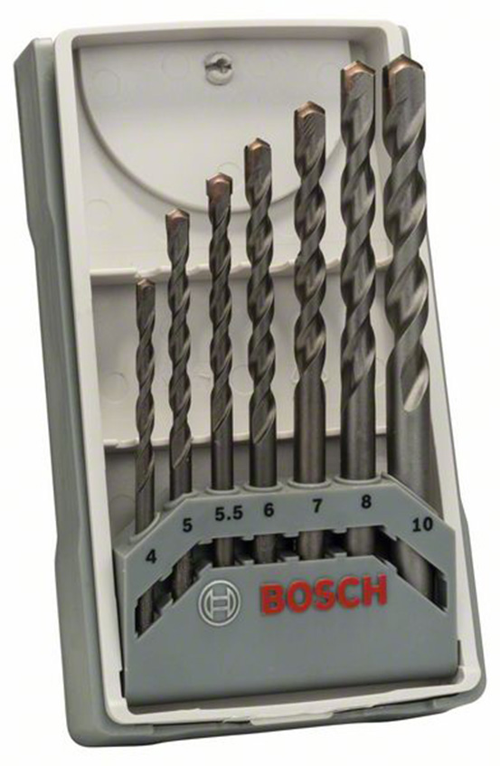 Bosch CYL-3 7pc Concrete Drill bit Set