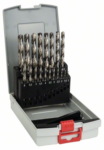 Bosch HSS-G Metal Drill Bit Cassettes 19PC