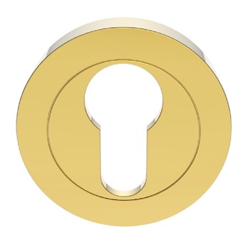 AA1 Euro Profile Concealed Fix Escutcheon PB