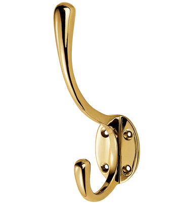 AA25 Victorian Hat And Coat Hook PB