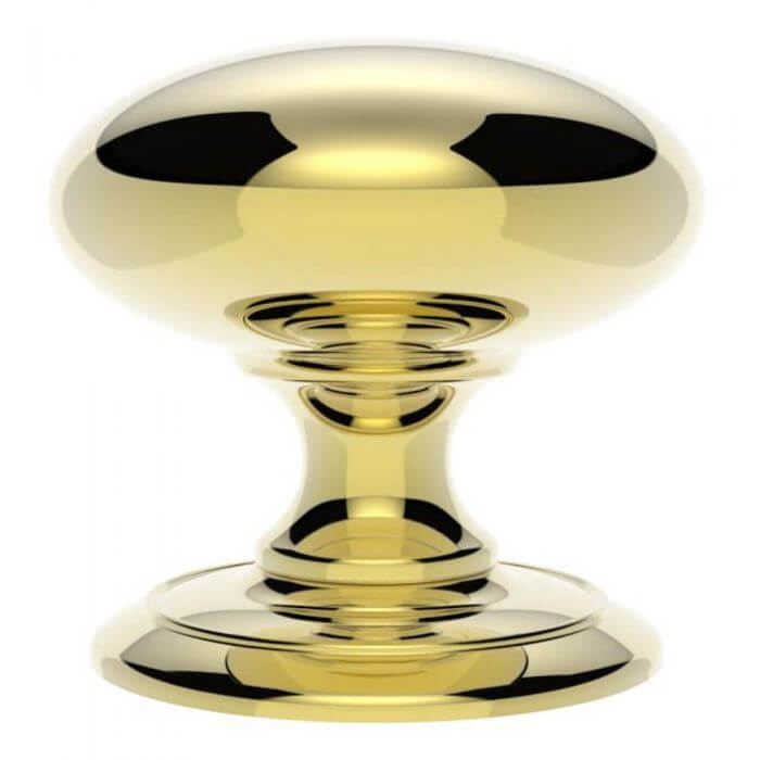 AC055 Large Centre Door Knob PB