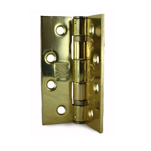 4 x 3 x 3 Electro Brass Plated Gr. 13 Hinge