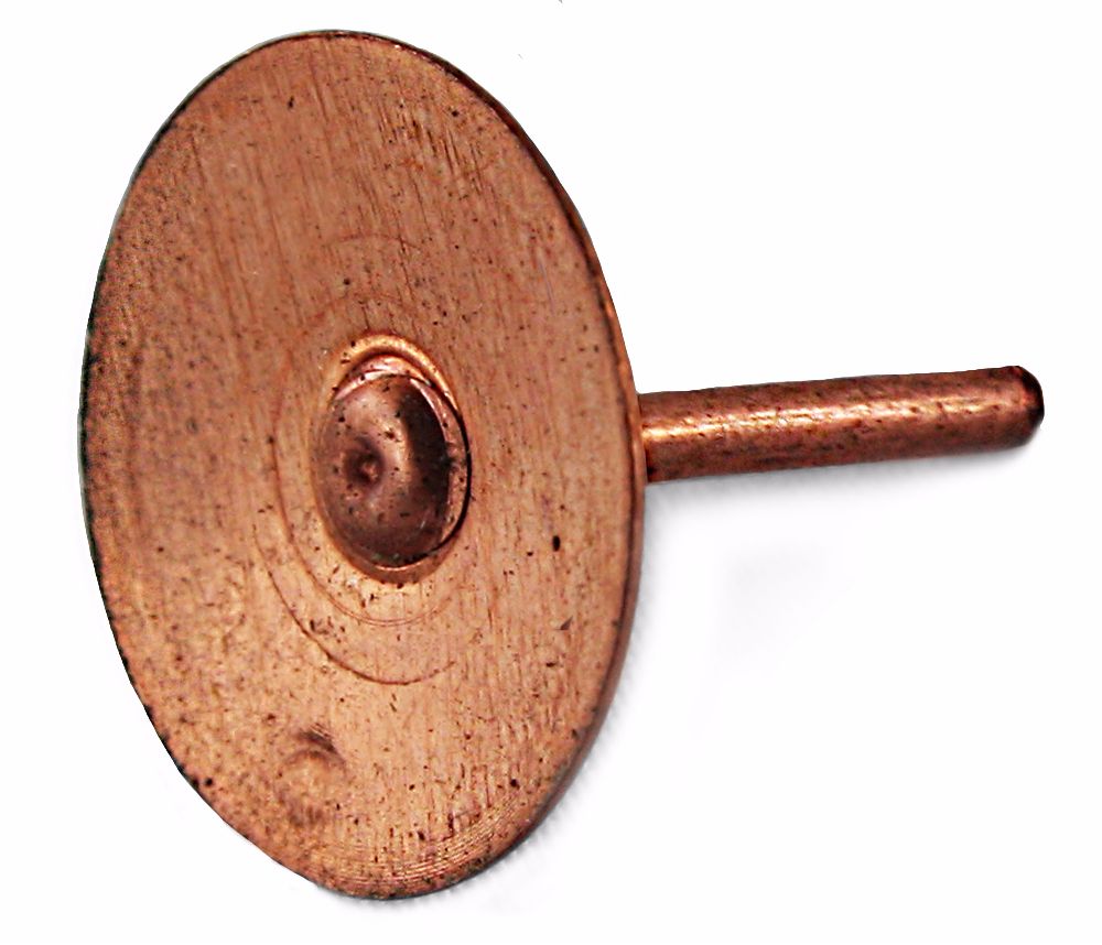 COPPER DISC RIVETS 3/4