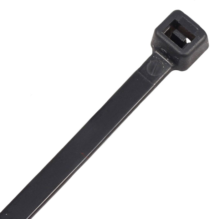 100 x 2.5mm Cable Ties Black