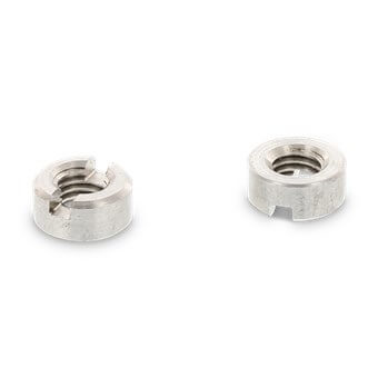 M6 Slotted Round Nut A1 Stainless DIN 546