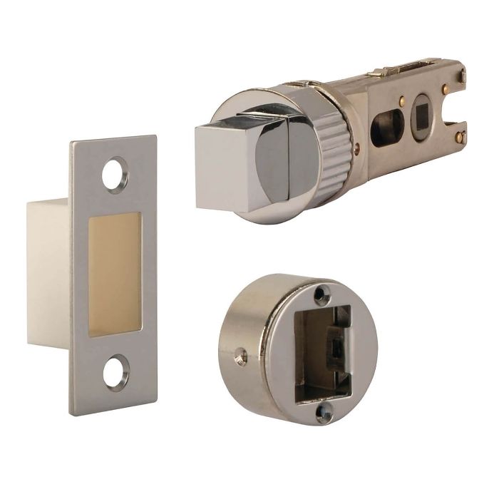 polished chrome smart latch bathroom bolt