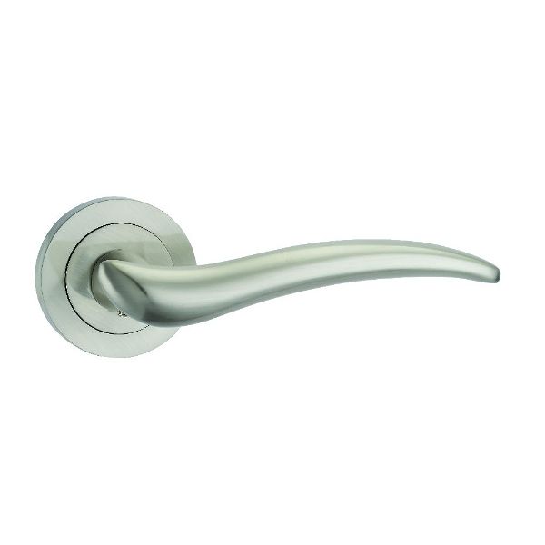 Fortessa Swish Satin Nickel Lever on Rose