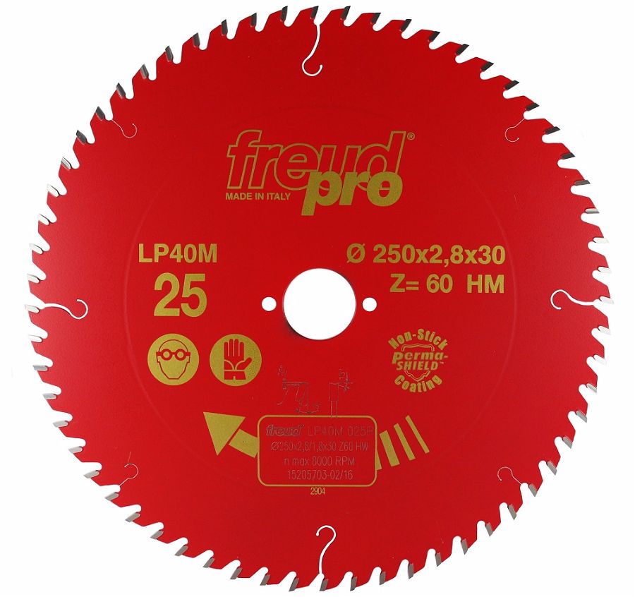 FREUD LP40M 025 Fine Saw Blade 250 X 30 X 60T