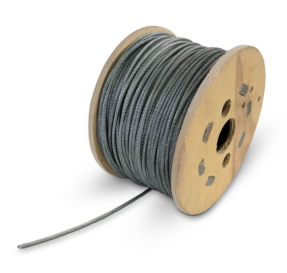 H2 Wire Rope 2mm Galvanised Steel Wire Rope 1M