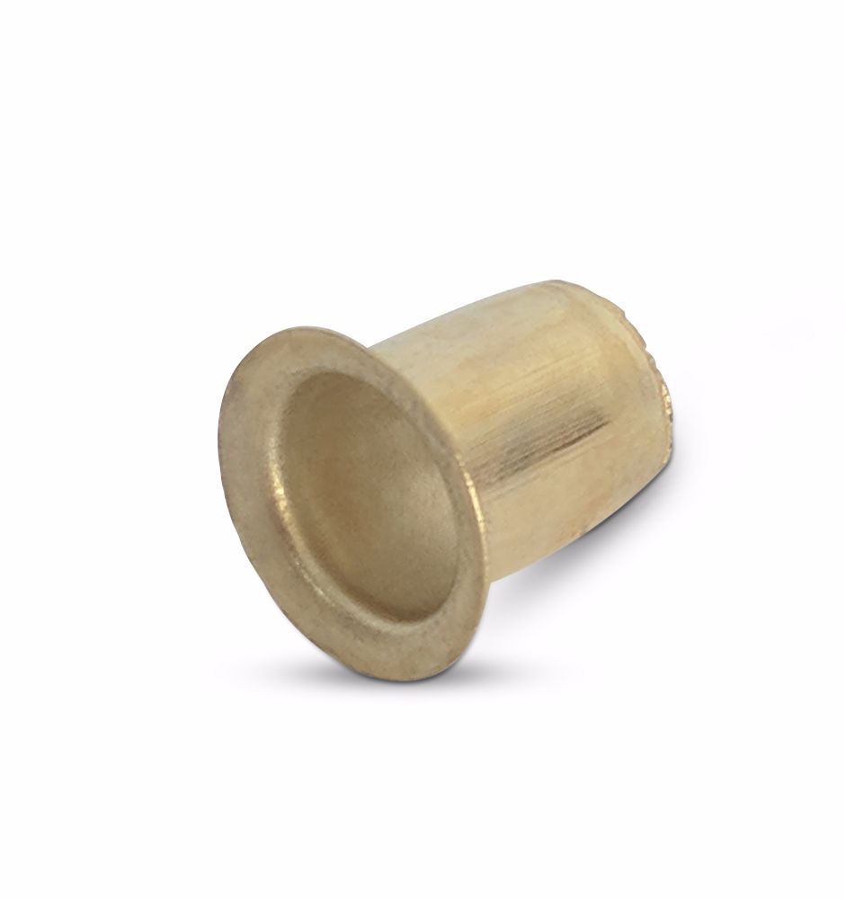 Shelf Support Socket for 7.5mm Hole Brass Pl.