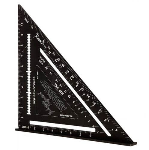 12 in. Johnson Johnny Rafter Square Aluminum