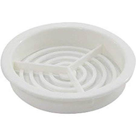 Map 901-02 Round Soffit Vent White 70mm