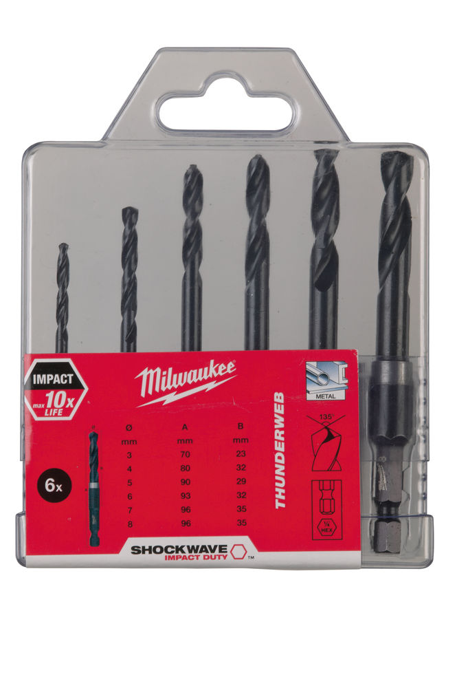 Milwaukee hex drill discount bit set