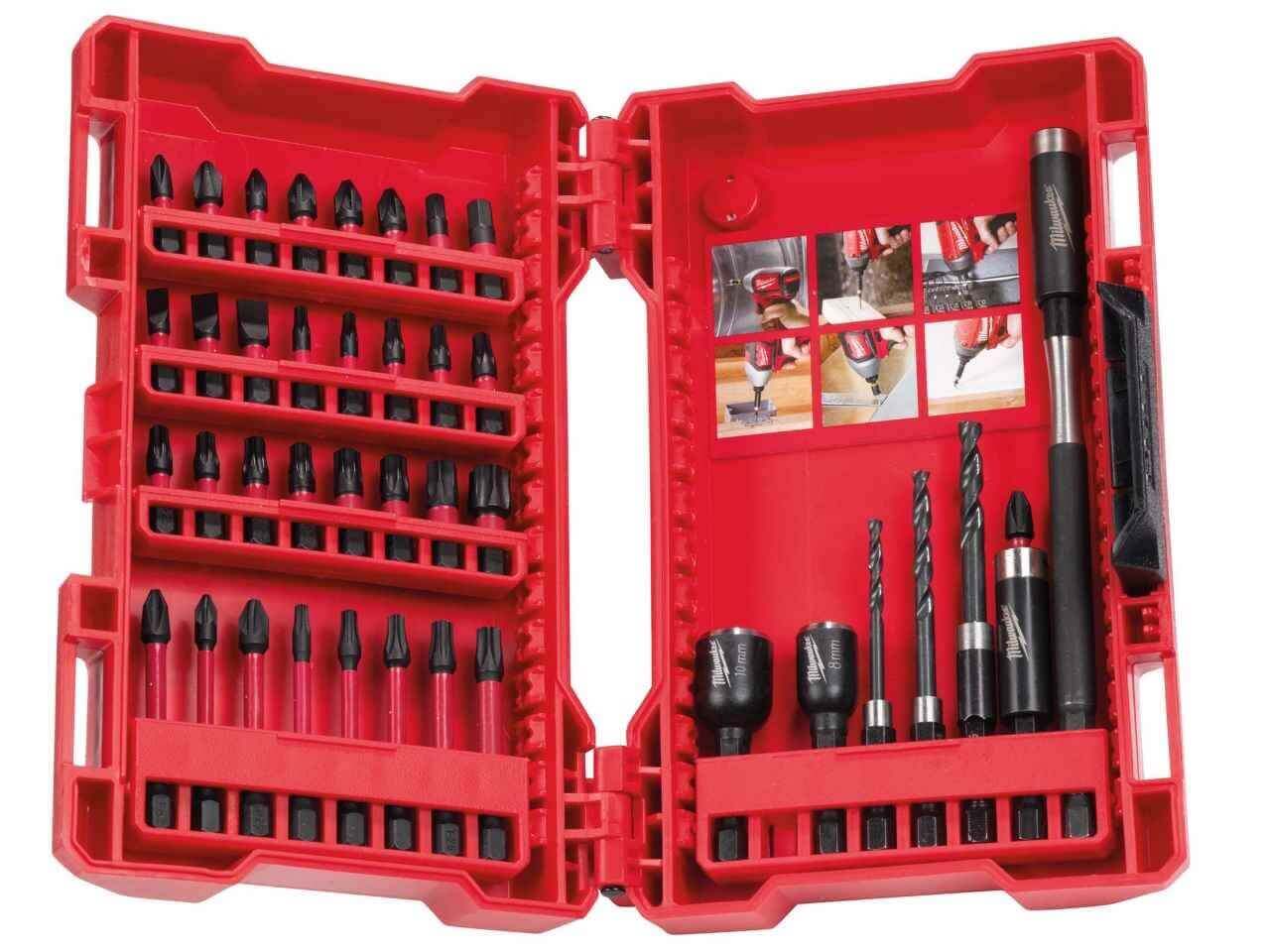 Milwaukee 40pc Shockwave Drill + Driver Set