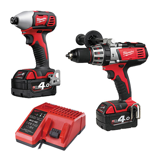 Milwaukee twin drill set deals
