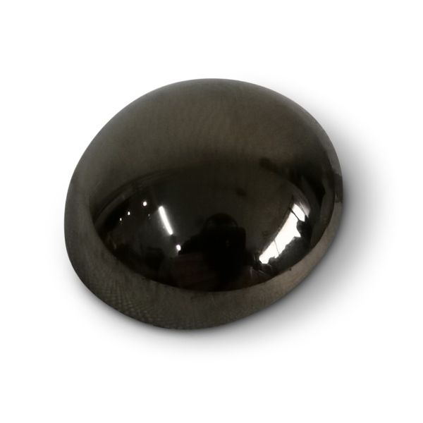 Buy Domed Mirror Screw Caps 16mm Black Nickel Mirror Caps