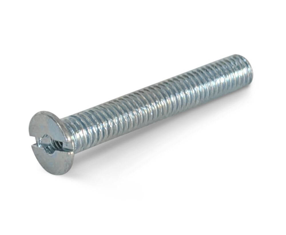 M5 x 12mm CSK Mirror Machine Screws BZP 6BA